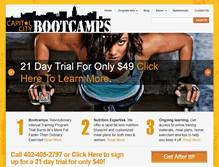 Tablet Screenshot of capitalcitybootcamps.com